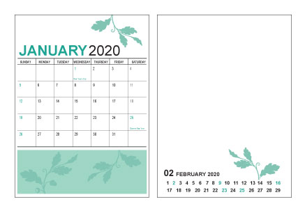 Template for calendar02